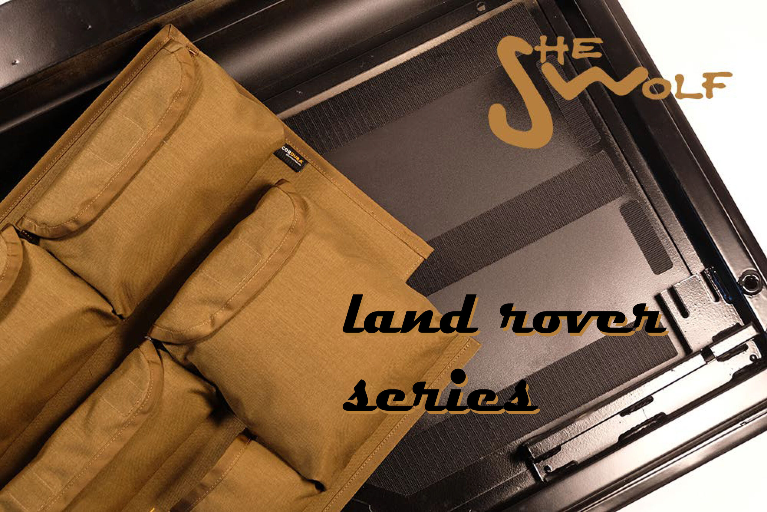 SHE-WOLF Organizer drzwi przednich bocznych Land Rover Defender 90 - 110, seria - obrazek 19